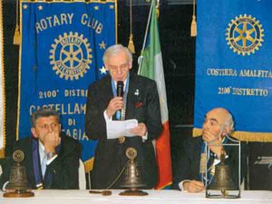 2004-05: L’intervento del Presidente Emilio Talarico alla Festa del Centenario a Sorrento
