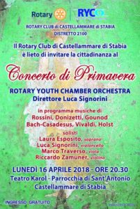 2017-18: Locandina del ‘Concerto di Primavera’