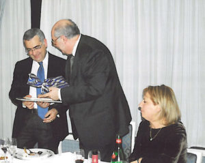 2006-07: Il Presidente Centonze con il sindaco on. Salvatore Vozza