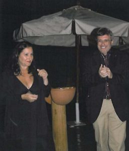 2007-08: Il Presidente Guida con l’artista Anna Spagnuolo a una ‘bagnata’ Festa del Mare