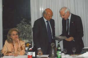 2004-05: Il Presidente Talarico con il giornalista dott. Marco Pellegrini