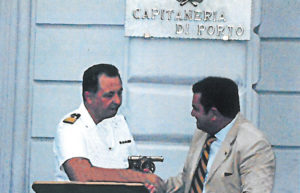 2010-2011: Il Presidente Amelina alla Cerimonia di consegna dei cannoni borbonici alla Città