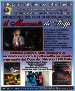 2009-10: Interclub a favore della campagna PolioPlus: con la partecipazione di Sebastiano Somma