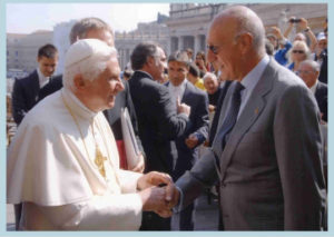 2009-10: Il Presidente Gaeta incontra Papa Benedetto XVI