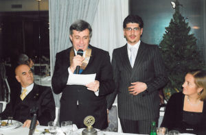 2007-08: Il Presidente Guida con il borsista della Rotary Foundation dott. Cristian Gragnaniello